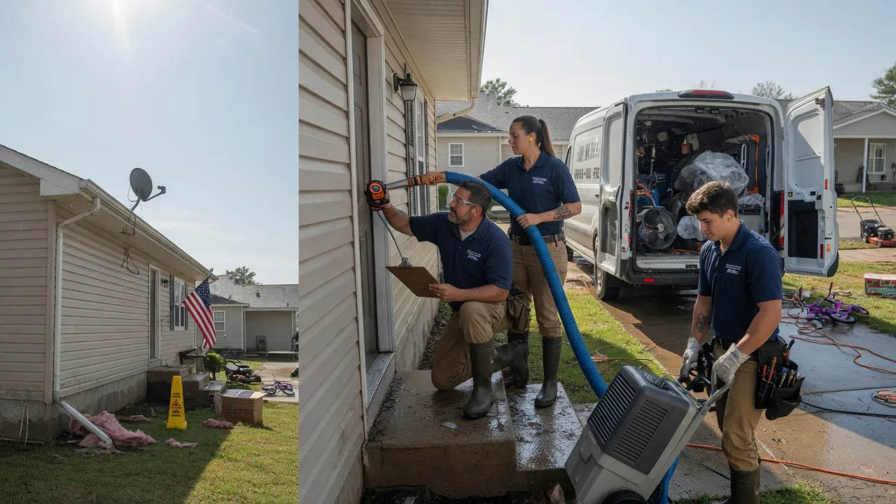 Ceiling Water Damage Restoration in Redkey, IN near me